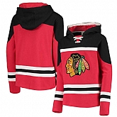 Chicago Blackhawks Red Men's Customized All Stitched Hooded Sweatshirt,baseball caps,new era cap wholesale,wholesale hats